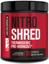 Jacked Factory NITROSURGE Pre Workout Supplement - Energy Booster, Instant Siła Zyski, Sharp Focus, Potężne pompy - Aciric Oxide Booster & PreWorkout Powder - 30Sv, Arbuz
