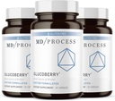 Ekstrakt GlucoBerry Maqui Berry z chromowym pikolinatem do wspomagania zdrowia krwi - z Biotinem i Gymnemą Sylvestre - Doctor Formated - 30 kapsułek, 3 opakowania