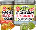 Magnezu Gummies Bundle - 2 butelki (60 butelek) - Pomarańcza ananasowa i Pistacje kokosowe