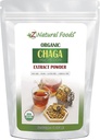 Z Natural Foods Organic Chaga Mushroom Extract Proszek, koncentrat Premium Mushroom Extract dla wsparcia immunologicznego zdrowia, Energize Twój poranek dodając go do kawy i herbaty, 1 lb