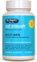Dr Siegal 's Just Enough Multivitamin for Men - 60 Kapsułki - 60 Służenie wegetariańskie Multivitamin dla Men Kapsułki - Mężczyźni' s Daily Multivitamin - Mens Multivitamin & Multi Minerals Supplement
