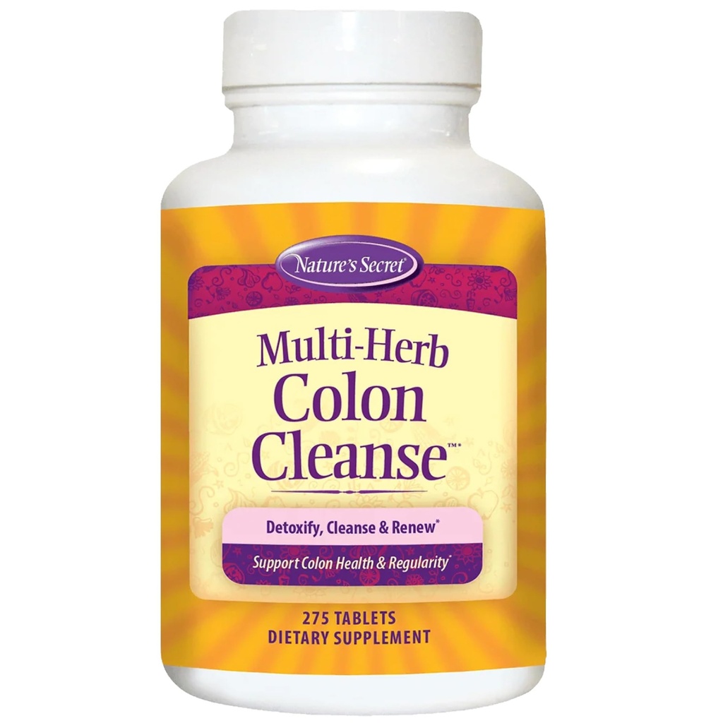 Nature 's Secret Multi- Herb Colon Cleanse, 275 Tablets