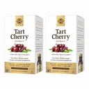 Solgar Tart Cherry 1000 mg, 90 Kapsułki warzywne (Opakowanie 2) - Przeciwutleniacz z Quercetin, Kwas chlorogenowy i Antocyjaniny Składniki - Non-GMO, Wegan, Gluten Wolny, Dairy Free - 180 Sługi ogółem