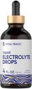 Carlyle Electrolyte Drops 4 fl oz Nether124; Hydration Liquid Supplement for Drinks Nether124; Vegan Formula Nether124; Keto- Friendly, Non-GMO, Gluten Free