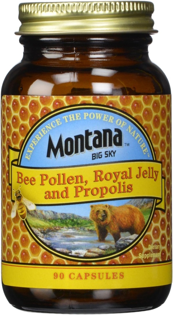 Bee Pollen Royal Galaretka i Kapsułki Propolis, 90 Count (Pack of 12)