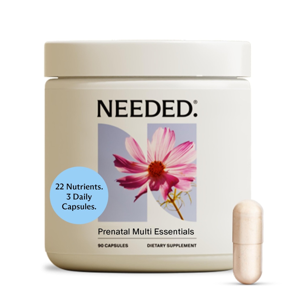 Potrzebowałem. Multivitamina dla prenatalu 124; Prenatal Multi Essentials Kapsułka - Ciąża, Karmienie piersią, Postpartum Advanced 124; Expertly- contributed & Third- Party Tested, Pentagon 124; 30- Day Supply