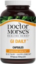 Doctor Morse 's GI Daily - Gut Cleanse - Wsparcie pokarmowe - Intestinal, Ogólne Wsparcie Gut - Naturopath Spreparowane - Marshmallow Root, Slippery Elm Bark, Mullein Leaf - 90 Kapsułki - 45 Day Supply