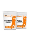Suplementy do pęcherzyków L-glutaminy 500 g + BCAA 2: 1: 1 500 g