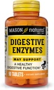 MASON NATURAL Enzymy trawienne z prebiotykami i probiotykami, Pomaga Digestive Health & Gut Balance, 90 Tabletki