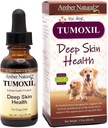 Amber NaturalZ Tumoxil Deep Skin Health Suplement ziołowy dla psów i szczeniąt 124; Psy Herbal Suplement do skóry i wsparcia metabolizmu 124; 1 Płynna butelka szklana