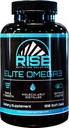 Elite Omega 3 Nutritional Supplement - Omega-3 Kwasy tłuszczowe w tym EPA i DHA - Serce i wsparcie immunologiczne - No Fishy Aftersmast, 120 Softgels
