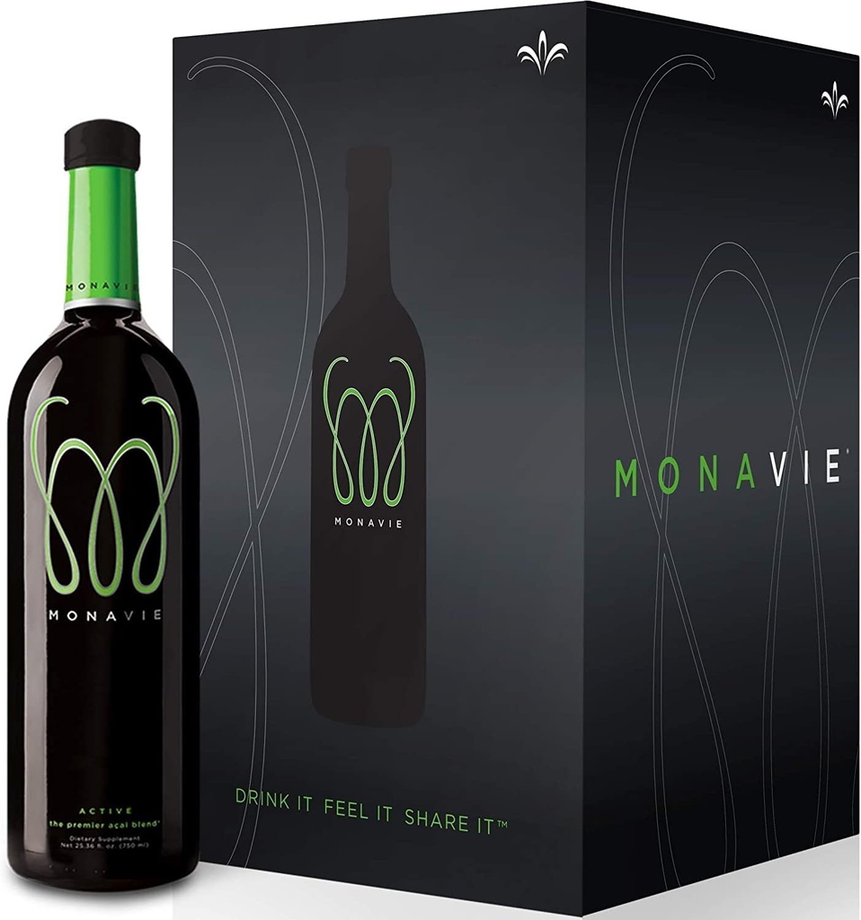 Monavie Active, 1 Case 124; 4 Butelki, 25.3oz Każdy