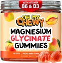 Center- Filled Magnezu Gummies 400MG - Wysoka absorpcja dla dzieci, młodzieży i dorosłych - Suplement do snu, spokój i relaksacja mięśni z B6 & D3 - Gluten Free & Vegan Friendly - 60 Count
