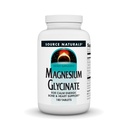 Źródło Naturals Magnezu Glycinate, Chelated for high Absorption Equipment 124; for Calm Energy, Bone & Heart Support *, 200 mg na jedną porcję - 180 tabletek