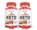 Uzasadnione laboratoria (2 opakowania Ignite Keto ACCV Gummies Advanced 1000MG Ignite Keto Gummies Formuła Jabłkowa Cydr Ocet sproszkowany z Pomegranat Sok z buraków B12 Vegan Non GMO 120 Gummys