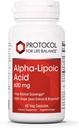 Protokół Alpha Lipoic Acid 600mg - ekstrakt z nasion winorośli i bioperine - 60 Caps Veg