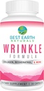 Najlepsza na Ziemi Naturals Wrinkle Formuła z kwasem hialuronowym, Niacynamid, Witamina multi, Kolagen dla kobiet lub mężczyzn - suplement Vitamin skóry -30 Day Supply (30 kapsułki)