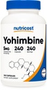 Nutricost Yohimbine HCl 5mg, 240 Kapsułki Dodatkowa siła - Gluten Free, Non-GMO