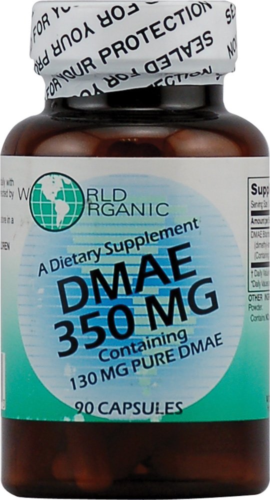 World Organic DMAE - 350 mg - 90 kapsułek