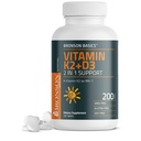 (125 μg) & 90 µg K2 MK- 7, Easy to Swallow D & K Complex, 200 Tablets