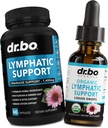 Lymphatic Dreanage Supplements Pills & Drops - Organic Lymphatic Support Liquid Drops Cleanse, Lymph System Supplement for Nodes Legs & Neck - Lymph Node Detox Cleanse System Drainge