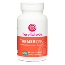 TurmerZing C- 14 Tested Turmeric i Ginger dla zdrowej odpowiedzi zapalnej, 95% Curcumin 5% Gingerols