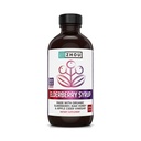 Zhou Nutrition Elder- Mune + Syrop - Organiczny czarny Syrop Elderbery dla dorosłych, Eliksir wsparcia immunologicznego z Apple Cider Ocet, Echinacea nalewka, Natural Wellness - 8 Fl Oz Butelka szklana