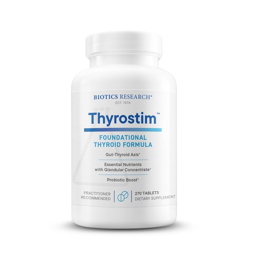 Badania nad biotykami Thyrostim ™ - Enkrynologiczne i Tyroid Wsparcie dla Kobiet i Suplementów Menowych Równowaga Hormony tarczycy, Wspiera Thyroid Gland, Boost Metabolity, Pokarm i System nerwowy - 270 Tabletki