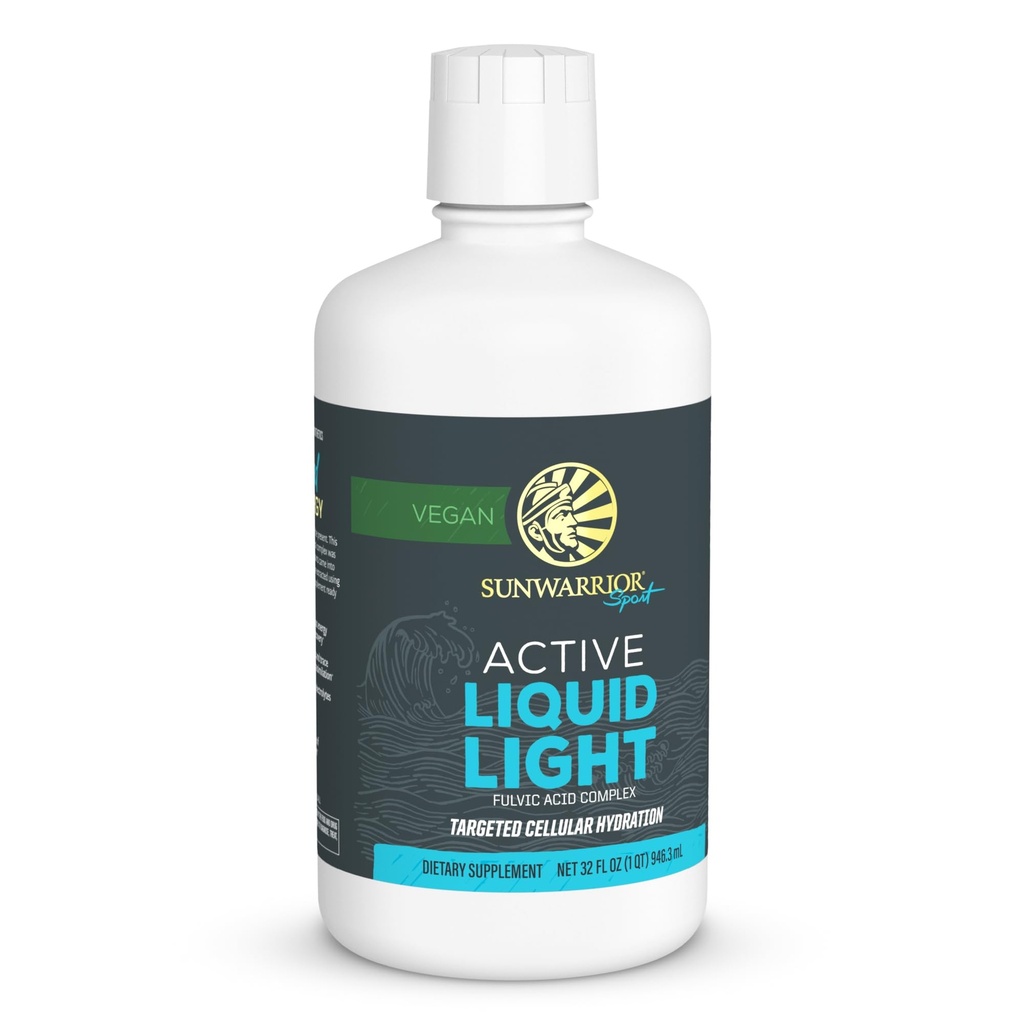 Fulvic Acid Trace Minerals Supplement Organic Liquid Mineral Water Drops Vegan 124; Plant Based Light Mineral Complex 32 Fl Oz 32 Służenie przez Sunwarrior