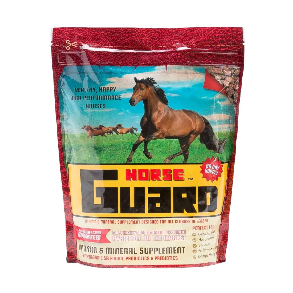 Horse Guard 10 lb, Equine witamina suplement mineralny z organicznym Selenium i Witamina E