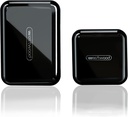 DUBSTAR Travel Pill Organizator Wilgoć wodoodporny Mały pióro Pudełko na torebkę kieszonkową 4 + 6 Komory Przenośny pióro Case Medicine Witamina Holder Kontener, Czarny