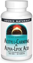 Źródło Naturals Acetyl L- Carnitine & Alpha- Lipoic Acid 650mg - 30 Tablets