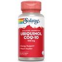 Solaray Ubichinol CoQ- 10 100mg Zwiększona absorpcja Softgels - Ubichinol CoQ10 Suplement dla mężczyzn i kobiet, Koenzym Q10- 30 Softgels