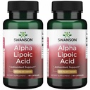 Swanson Alpha Lipoic Acid - Natural Supplement Supplement Supplement Supplement Healthy Blood Pressure Levels Alone In a Normal Range - Promotes Carbohydrate Metabolizm - (60 kapsułek, 600 mg każdy) (2 opakowania)