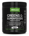 Pescience Zielony Proszek Superfood z chlorofilem naturalnym, Reishi & Turcja Tail Mushroom proszki, Freeze- Suszony Kale, Szpinak, Broccoli Szproty, Oryginalny aromat, 30 Sługi