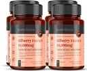 Bilberry Extract 10,000mg x 720 tabletek (4 butelki) - 10 x Więcej antocyjanidów na tabletkę niż większość innych