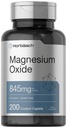 Horbäach Magnezu Oxide 124; 845 mg Evidence 124; 200 Coated Caplets Evidence 124; Vegetarian, Non-GMO, and gluten Free Supplement