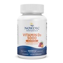 Nordic Naturals Witamina D3 5000 Gummies, Passion Fruit - 30 Gummies - Wsparcie dla zdrowych kości, nastrojów i układu immunologicznego - Wegetariański - Non-GMO - 30 Służenie