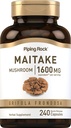 Piping Rock Maitake Mushroom Extract 124; 1600mg 124; 240 Kapsułki 124; Herbal Supplement Supplement 124; Non-GMO, Gluten Free