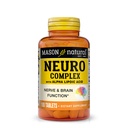 MASON NATURAL Neuro Complex z kwasem lipoinowym alfa i witaminą B12, Nadaje się dla wegetarian, 100 Tabletki