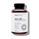 SMARTERNUTRITION MCT Oil Kapsułki C8 i C10 - Paliwo ketogenne dla mózgu i ciała, Trwała energia - z Cold- Pressed Coconut, Palm & Gluten- Free, Non-GMO - 90 Count - 30- Day Supply