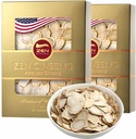 2 Pudełka American Wisconsin Ginseng Slices - Ulepszona Energia, Wydajność, & Zdrowie psychiczne dla mężczyzn i kobiet. Razem 8 Oz.