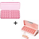 Monthly Pill Organizer & Pill Organizer 2 razy dziennie