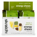 Skratch Labs Energy Chews 124; Gummies for Running, Cycling, and Sports Performance Xi124; Gel Alternative Xi124; Matcha + Lemon (10 Pack) Xi124; Gluten Free, Vegan