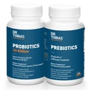 Dr. Tobias Probiotyka 30 Miliard & Prebiotyki Wsparcie trawienie & Gut Zdrowie