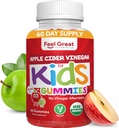 Organiczne dzieci Jabłko Cydr Gummie ocet przez Feel Great Vitamins 124; Bogaty w enzymy pokarmowe i naturalne przeciwutleniacze dla Gut zdrowia 124; Dzieci Gummy wspiera zdrowe odżywcze Wchłanianie 124; 60 Day Supply