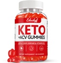 Keto ACV Gummies - 60 Hrabia Gluten- Free, Żelatyna-Free Jabłko Cydr Gummeje z B12 Keto Wsparcie, Wegetariański, Unikalny aromat, Wygodne Butelki Suplement dla mężczyzn i kobiet