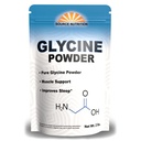 Proszek glicyny (2 lbs) - pobudza usypianie, energię i wytrzymałość mięśni, Wspomaganie pamięci i ksenowania (Resealable Bag)
