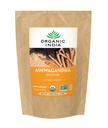ORGANIC INDIA Ashwagandha Proszek Organiczny - Ashwaganda Proszek korzenny luzem, Suplement ziołowy - Wegan, Gluten- Free, Kosher, Non-GMO, Wspiera Relief Stress, Energia i Sen - 1lb Bag