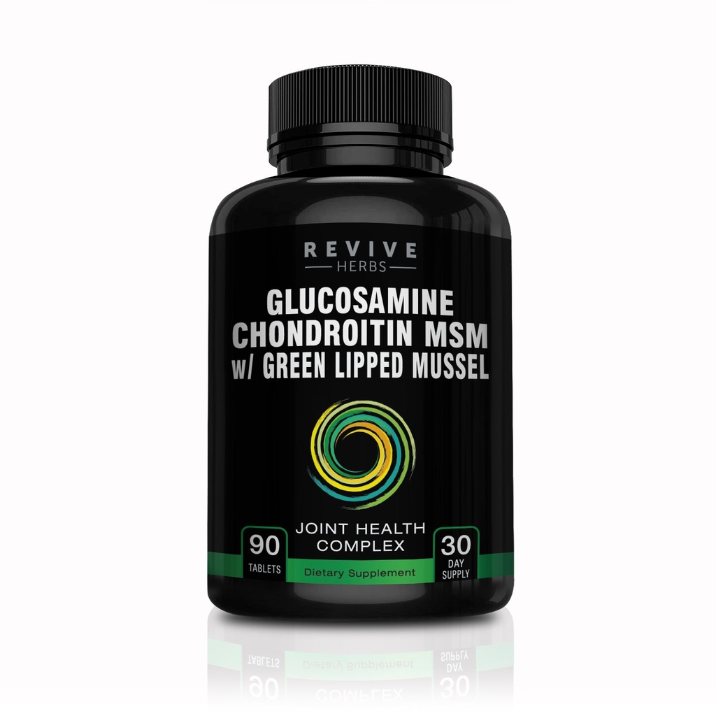 Glukozamina Chondroitin MSM z New Zealand Green- Lipped Mussel 124; Wsparcie wspólnej elastyczności, Tkanka przyłączeniowa, Chitlage Health
